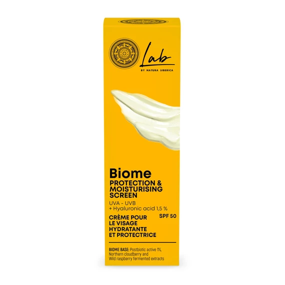 Lab biome hidratáló fényvédő arckrém SPF50, 30 ml