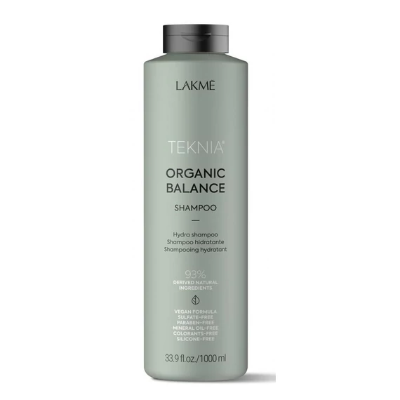 Lakmé Teknia Organic Balance szulfátmentes tápláló sampon, 1000 ml