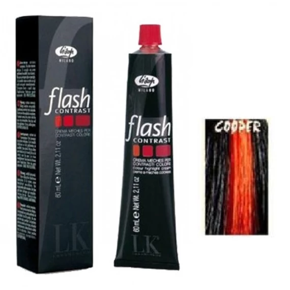 Lisap LK Flash Contrast melírfesték 60 ml, réz