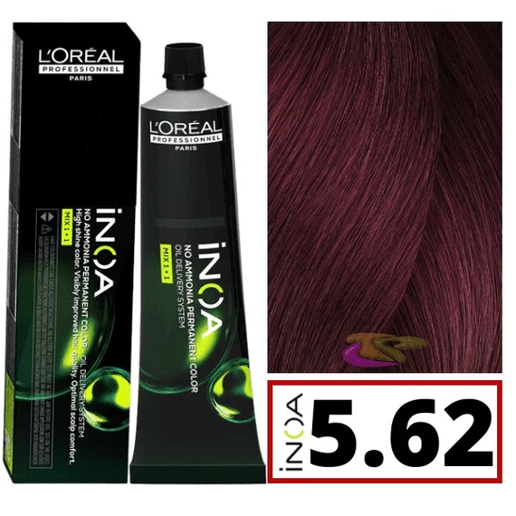 Loreal INOA ammóniamentes hajfesték 5.62 Carmilane