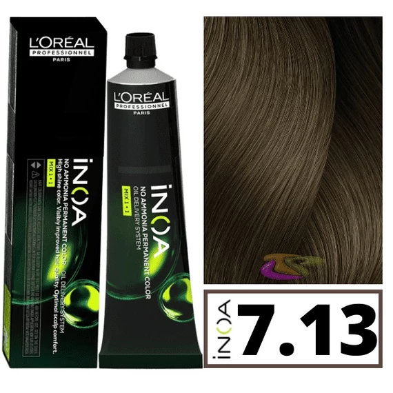 Loreal INOA ammóniamentes hajfesték 7.13