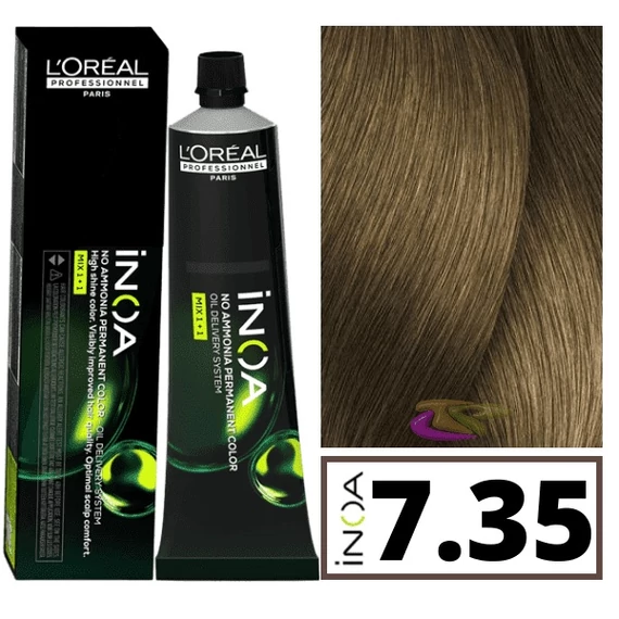 Loreal INOA ammóniamentes hajfesték 7.35