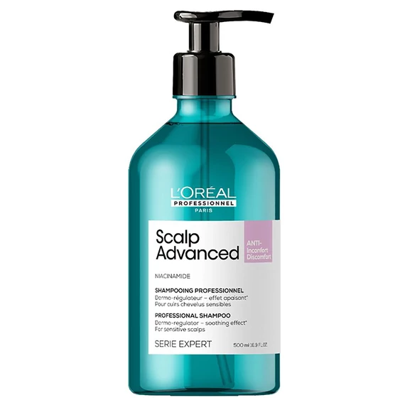 Loreal Scalp Advanced nyugtató sampon érzékeny fejbőrre, 500 ml