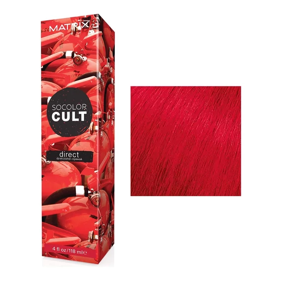 Matrix SoColor Cult Semi Permanent hajszínező Red Hot