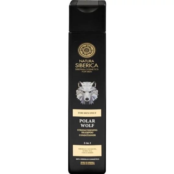 Natura Siberica erősítő sampon és hajkondicionáló férfiaknak, 250 ml