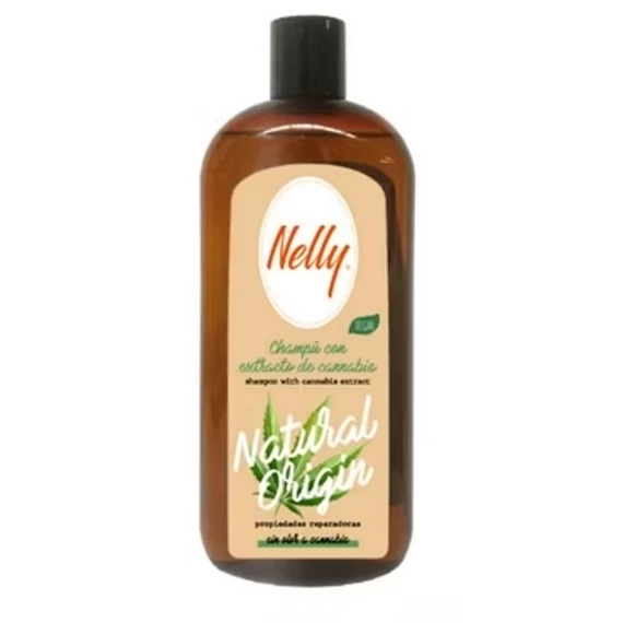 Nelly Natural Origin hidratáló sampon kannabisz kivonattal, vegán, 400 ml