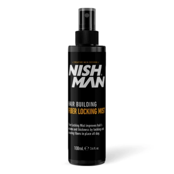 Nish Man Hair Building Fiber Locking Mist fixáló permet, 100 ml