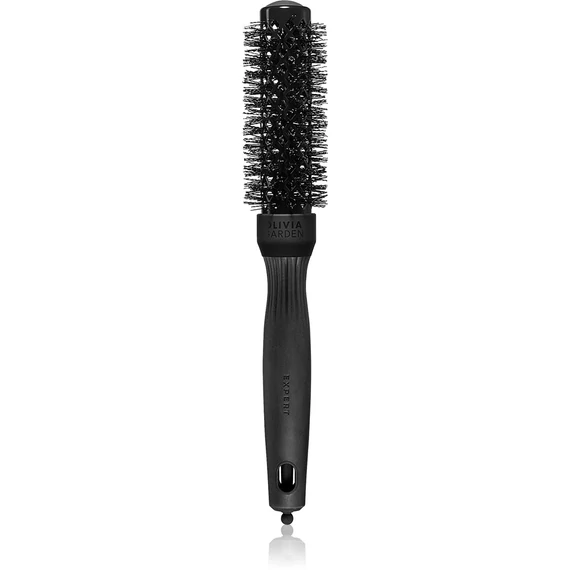 Olivia Garden Expert Blowout Shine Black fekete körkefe 25