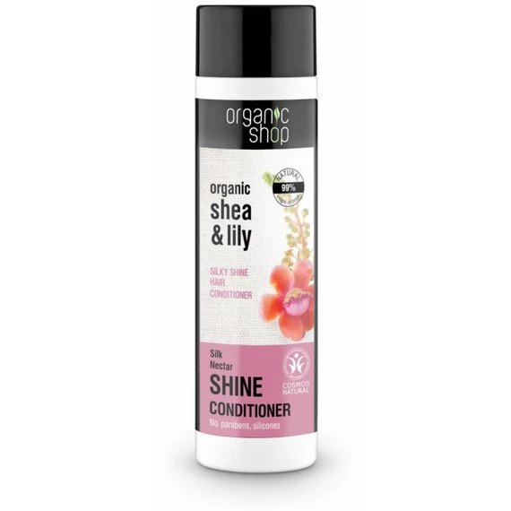 Organic Shop Shine kondicionáló vízililiommal és amaránttal, 280 ml