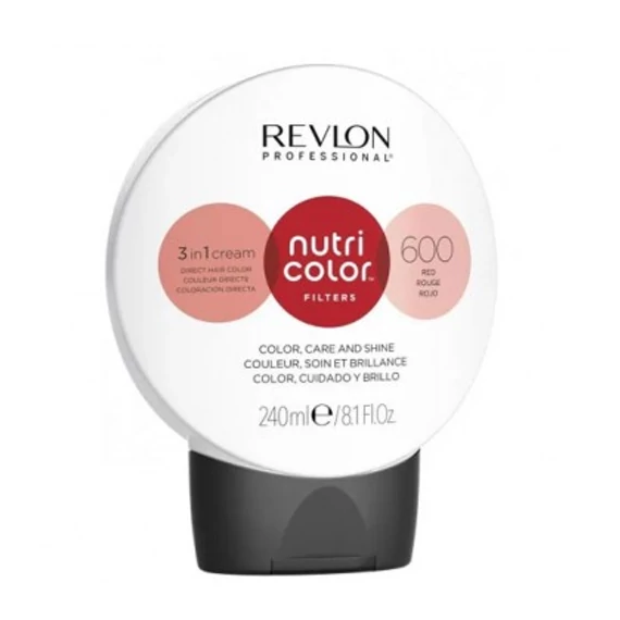 Revlon Nutri Color Creme színező hajpakolás 600 Piros, 240 ml