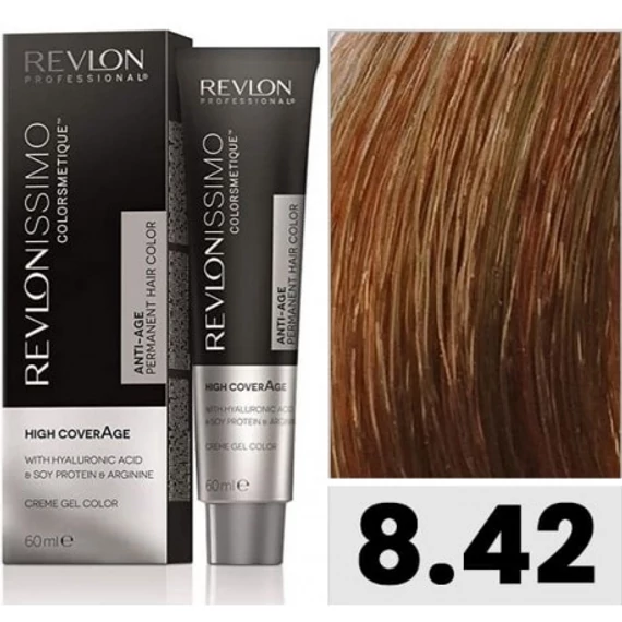 Revlon Professional Revlonissimo High Coverage hajfesték 8.42