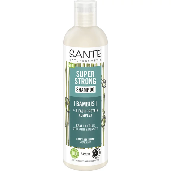 Sante Super Strong sampon bambusszal és fehérje komplexszel, 250 ml