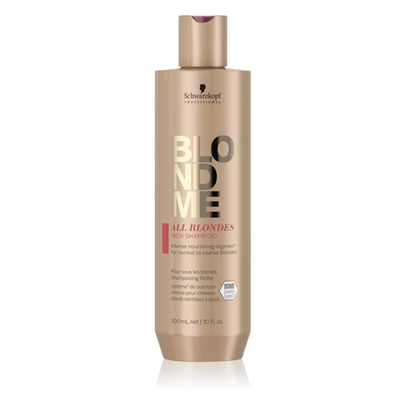 Schwarzkopf Blondme sampon normál és vastagszálú szőke hajra, 300 ml