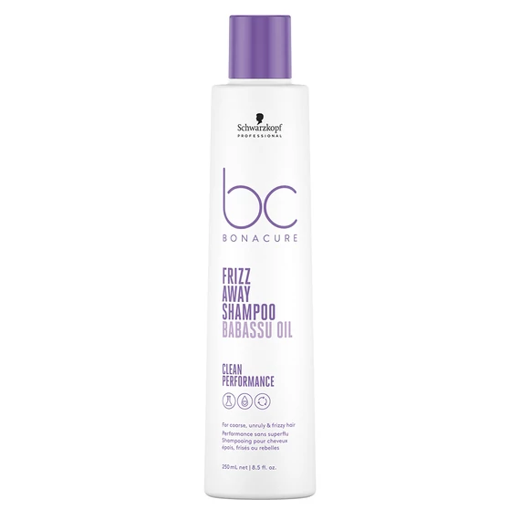 Schwarzkopf Bonacure Clean Performance Frizz Away Babassu olaj sampon, 250 ml