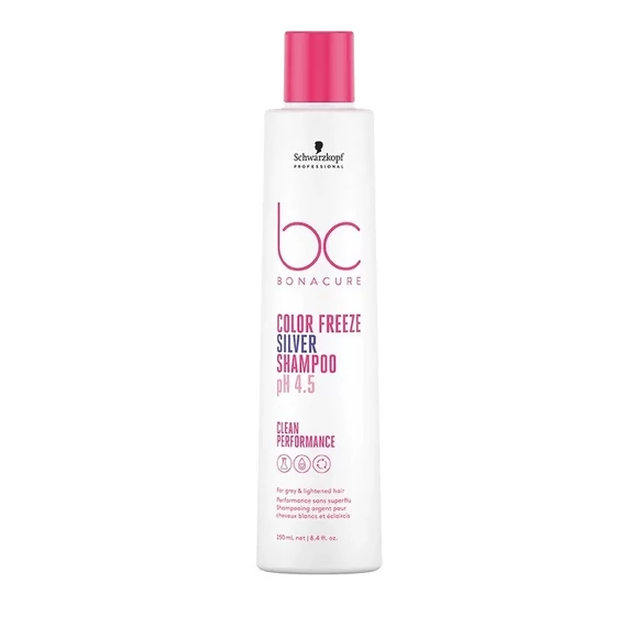 Schwarzkopf Bonacure Clean Performance Color Freeze Silver hamvasító sampon, 250 ml