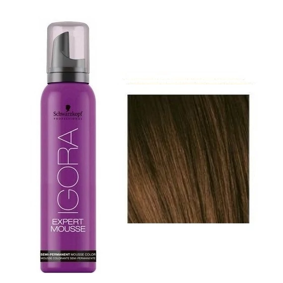 Schwarzkopf Igora Expert Mousse hajszínező hab, 100 ml 5-5