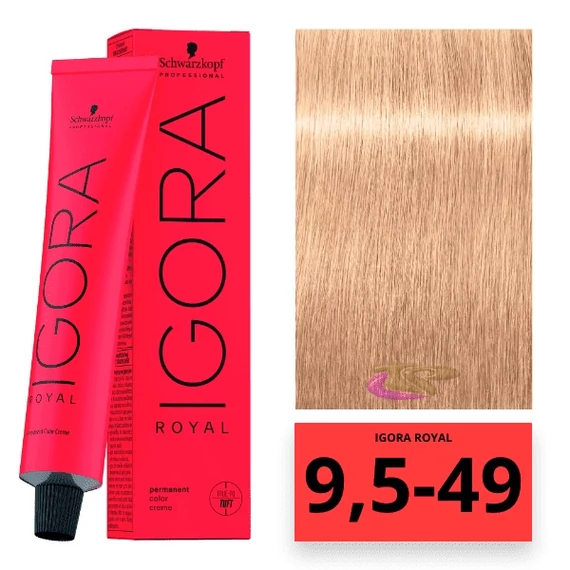 Schwarzkopf Igora Royal hajfesték 9,5-49