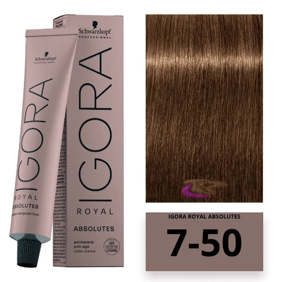 Schwarzkopf Igora Royal Absolutes hajfesték, 7-50