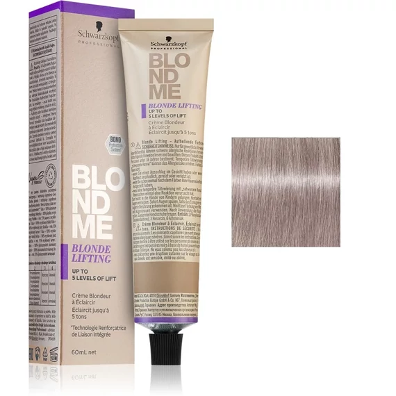 Schwarzkopf Professional BlondMe Blonde Lifting világosító krém, Ice Irise, 60 ml