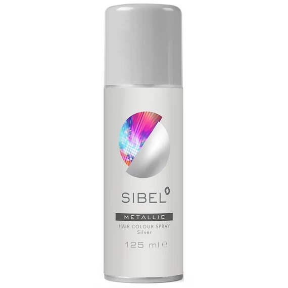 Sibel hajszínező spray metál ezüst, 125 ml