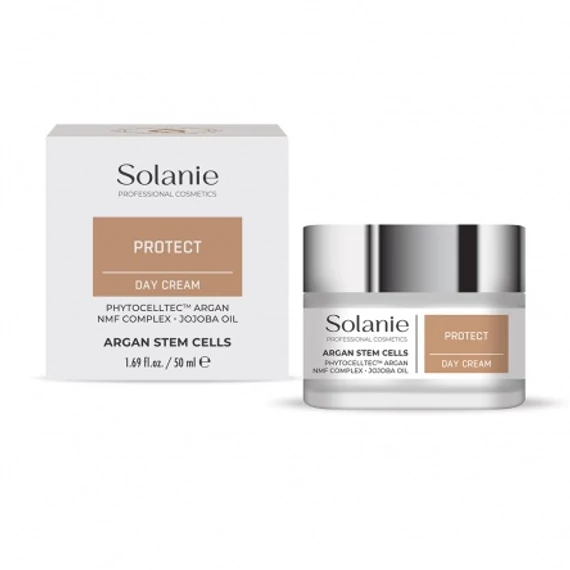 Solanie Argán Növényi Őssejtes Protect nappali krém, 50 ml
