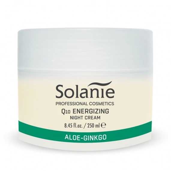 Solanie Aloe Ginkgo Q10 energizáló éjszakai tápláló krém, 250 ml