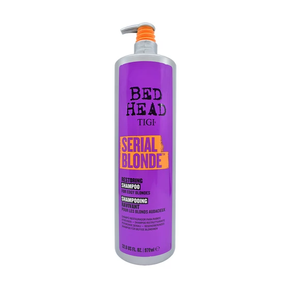 Tigi Bed Head Serial Blonde sampon sérült szőke hajra, 970 ml