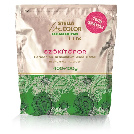 Vitacolor Lux szőkítőpor zöld alma illattal, 400+100 g