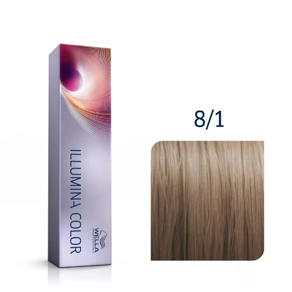 Wella Illumina color hajfesték 8/1, 60 ml