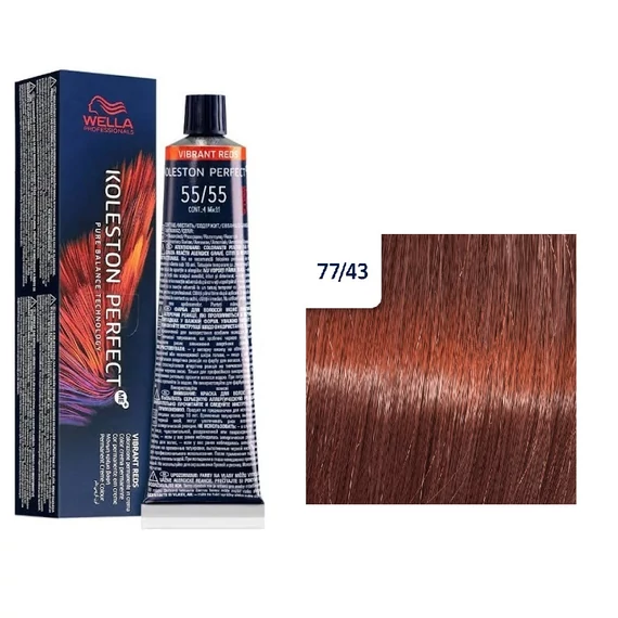 Wella Professional Koleston Perfect Me+ krémhajfesték, 77/43