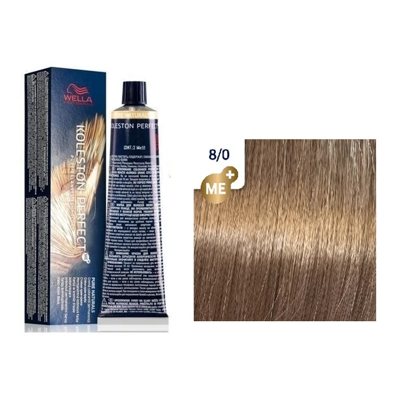 Wella Professional Koleston Perfect Me+ krémhajfesték, 8/0