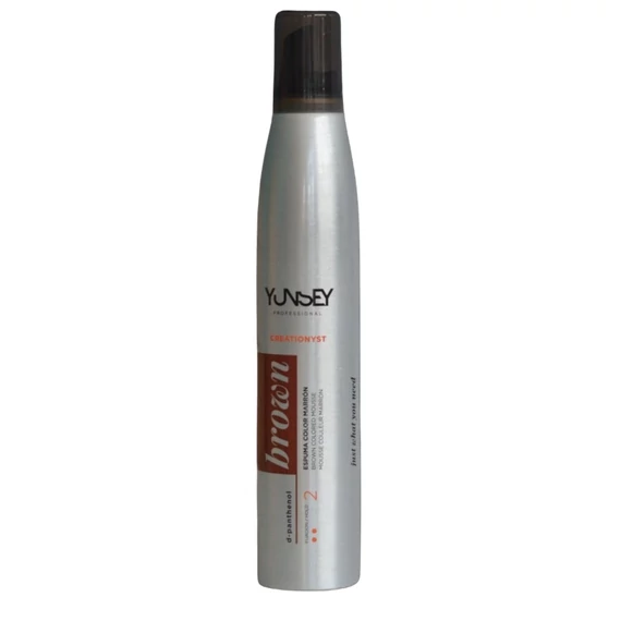 Yunsey Brown színező fixáló hab barna, 300 ml