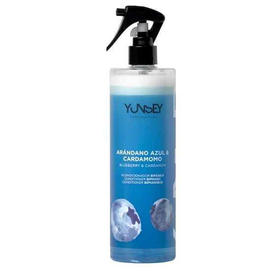 Yunsey Vigorance Áfonyás és kardamom kétfázisú kondicionáló festett hajra, 500 ml