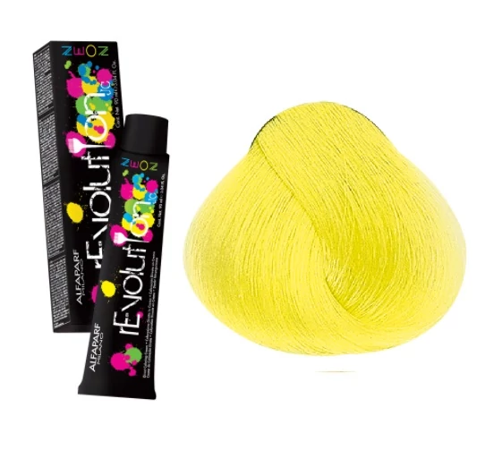 Alfaparf rEvolution neon fizikai hajszínező, Neon Atomic Yellow, 90 ml