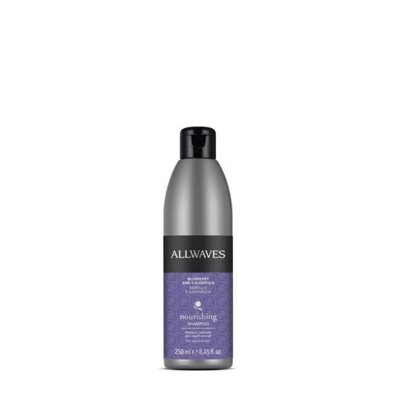 Allwaves Nourishing áfonya és körömvirág tápláló sampon, 250 ml