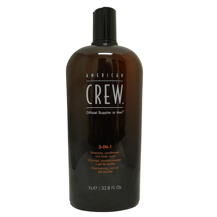 American Crew 3in1 Classic sampon, kondicionáló, tusfürdő, 1 l