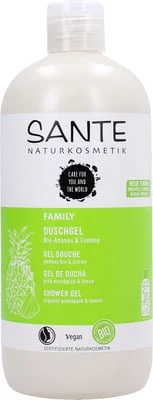 Sante tusfürdő bio ananász- és citromkivonattal, 500  ml