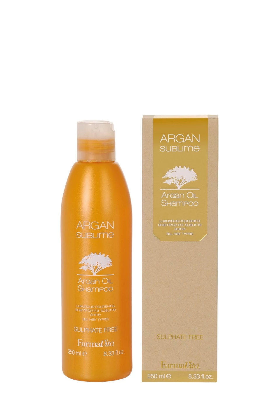 FarmaVita Argan Sublime Argán olaj sampon, 250 ml