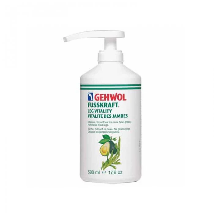 Gehwol Fusskraft Leg Vitality lábkrém, 500 ml