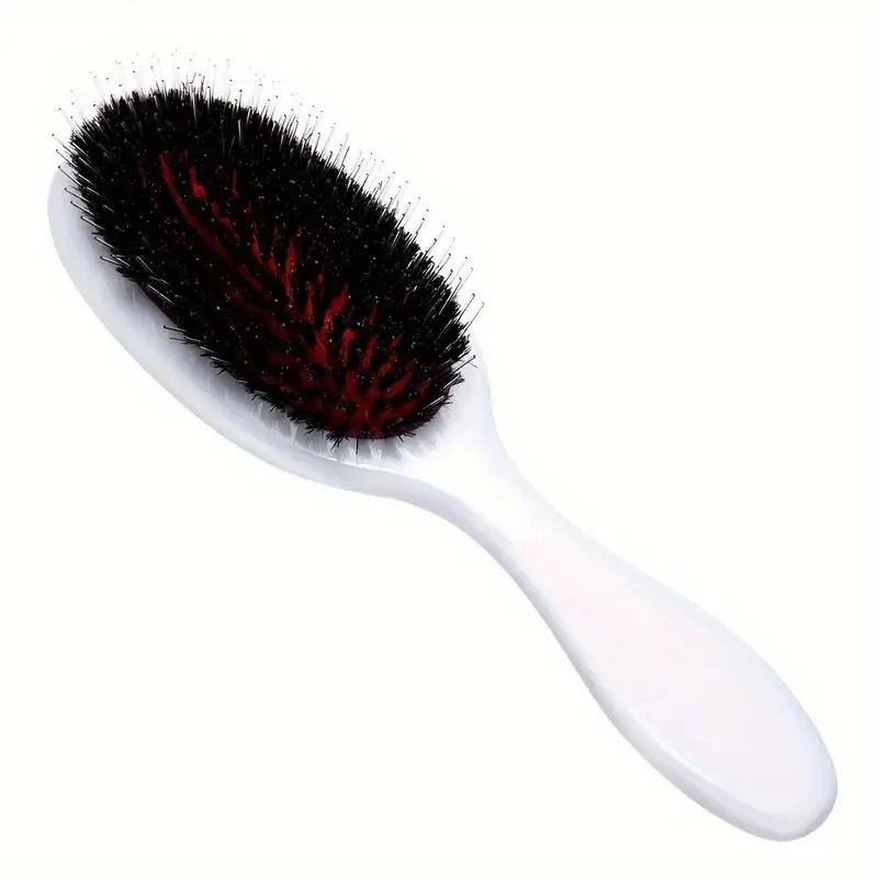 Hair Power Combo vaddisznósörte ápoló hajkefe póthajhoz, fehér