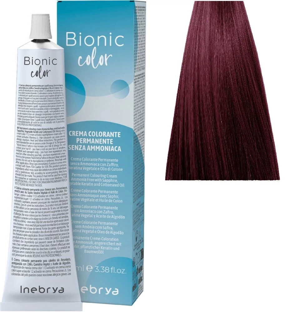Inebrya Bionic Color ammóniamentes és PPD-mentes hajfesték 5.5