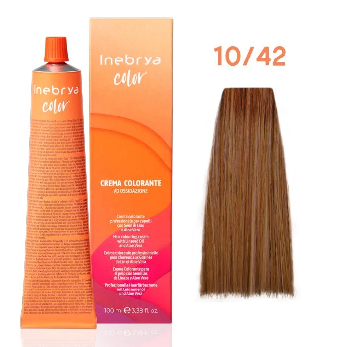 Inebrya Color PPD-mentes vegán hajfesték 10.42