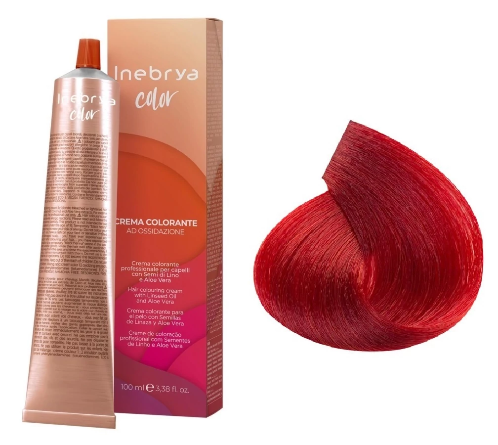 Inebrya Color PPD-mentes vegán hajfesték 8.66F