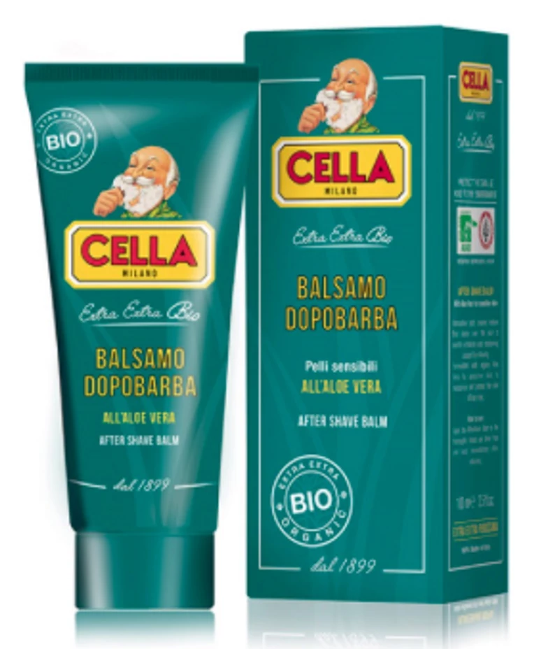 Cella Milano Organic After Shave Balm Aloe Vera borotválkozás utáni balzsam, 100 ml