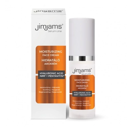 JimJams Serum Line Hidratáló arckrém hialuronnal, 30 ml