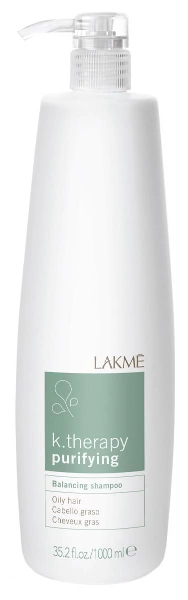 Lakmé K.Therapy Purifying sampon zsíros fejbőrre, 1000 ml