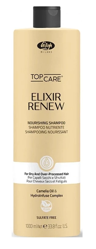 Lisap Top Care Elixir Renew tápláló sampon, 1 l