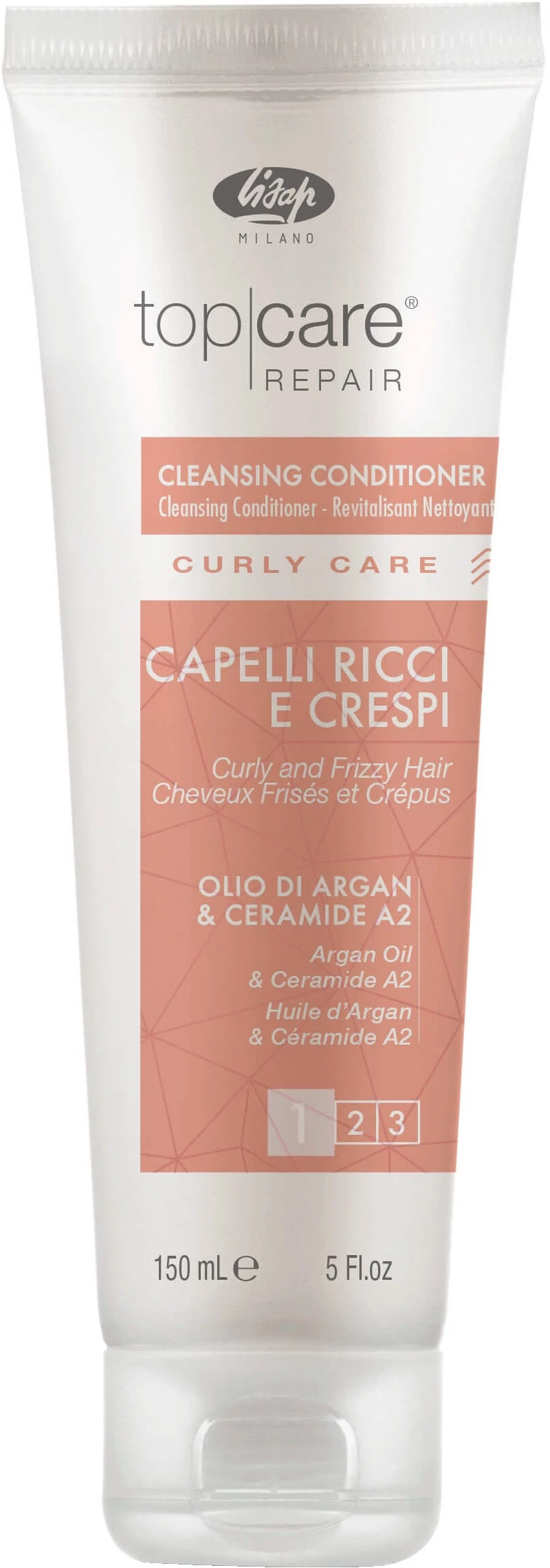 Lisap Top Care Repair Curly Care Cowash tisztító balzsam, 150 ml