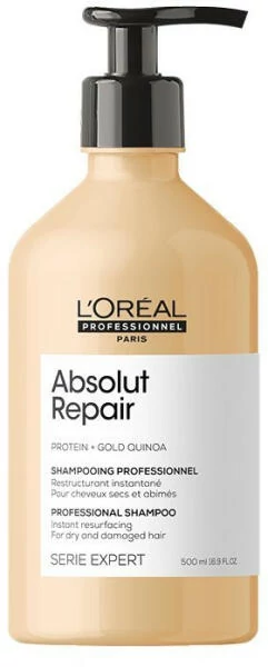 Loreal Serie Expert Absolut Repair Gold Quinoa Protein sampon, 500 ml