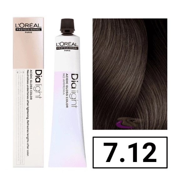 Loreal Dialight hajszínező 7.12